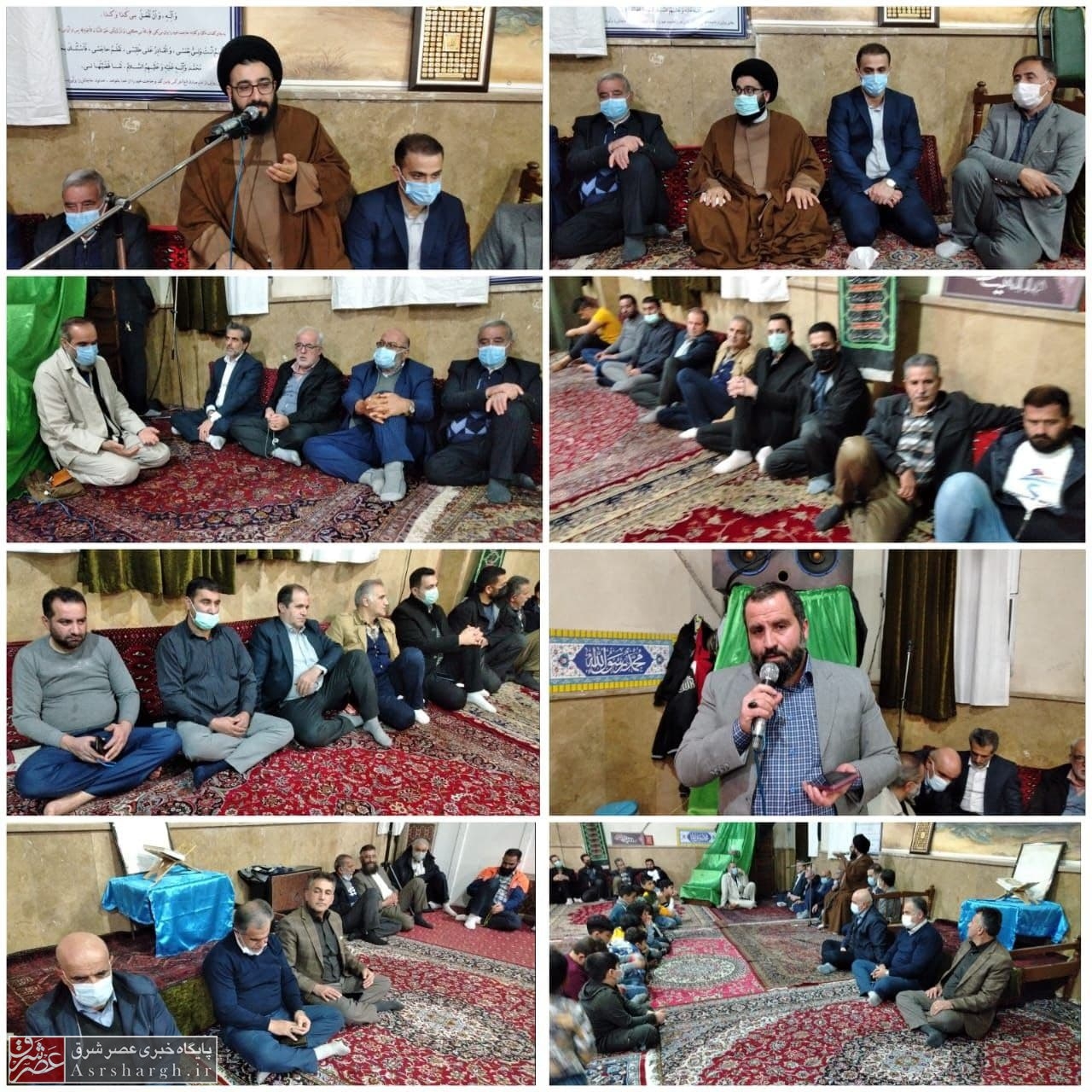  مراسم جشن مبعث حضرت رسول اکرم (ص) در مسجد حضرت الرسول(ص) شهرک مدرس آبعلی