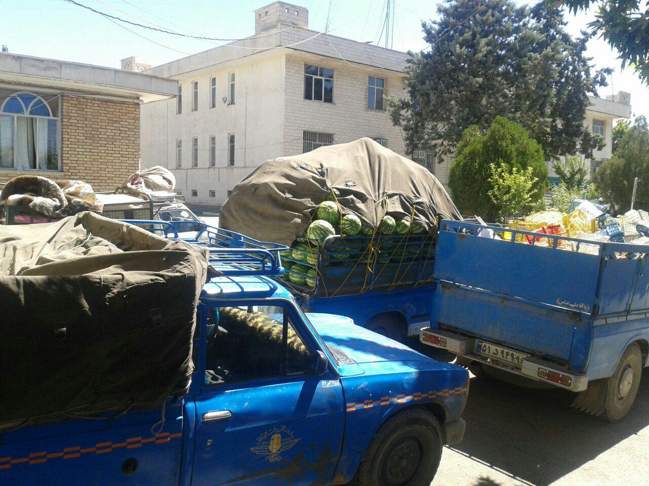 توقیف ۱۶ دستگاه وانت فروش میوه در دماوند/ برخورد قاطعانه‌ای با عاملان سد معبر می‌شود