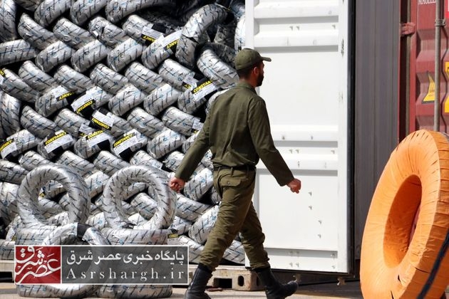 توقیف محموله ۲۴۸ حلقه لاستیک قاچاق در دماوند/ تمام لاستیک‌ها فاقد مجوز بوده است