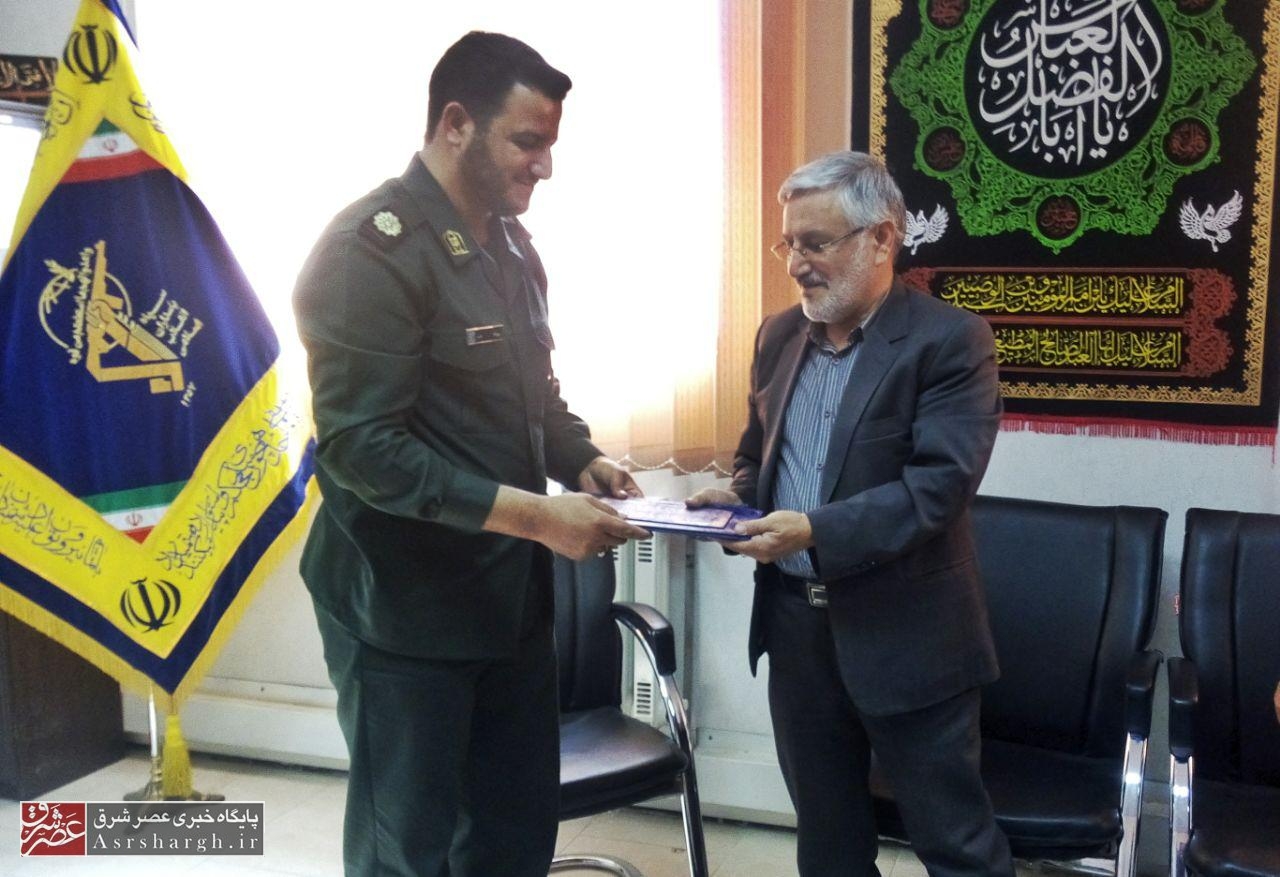 دیدار نماینده مجلس با فرمانده جدید ناحیه مقاومت بسیج دماوند