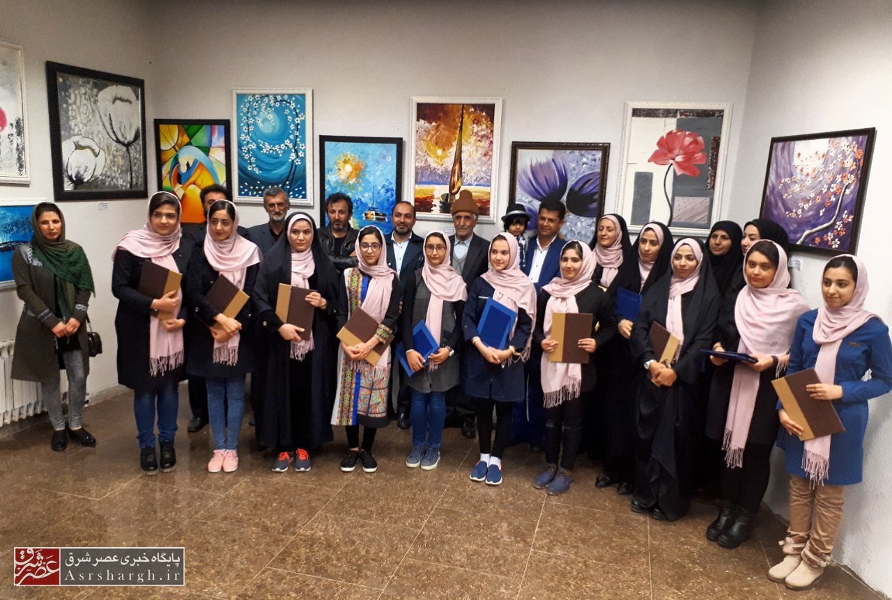 نمایشگاه نقاشی «نگاه نو» در دماوند گشایش یافت+ تصاویر