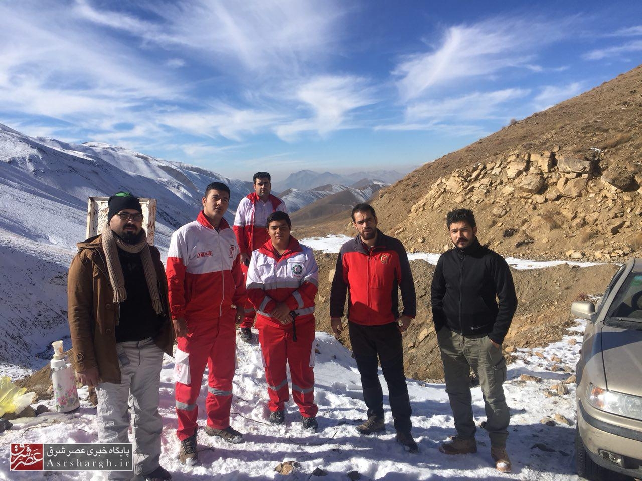 نجات ۲ نفر گرفتار در منطقه «دریاچه تار» دماوند