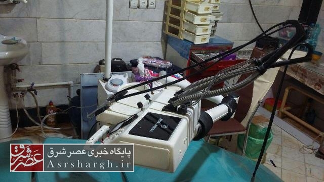 پلمب دندان پزشکی غیر مجاز در رودهن/فرد تحویل مراجع قضایی شد