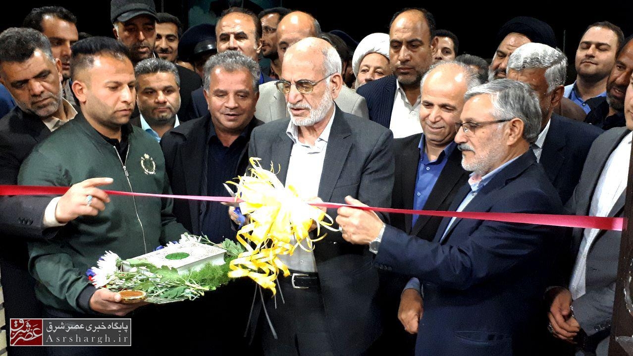 افتتاح ساختمان اداری آبفا و ۲ طرح ورزشی در شهر آبسرد