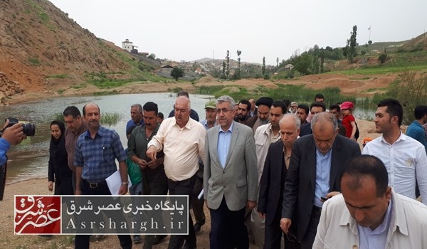 بازدید وزیر نیرو از سد نیمه‌تمام وادان+ تصاویر