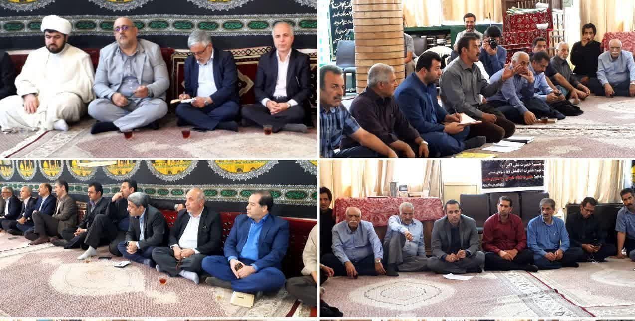 دیدار مسؤولان شهرستان دماوند با اهالی روستاهای مرا، کالدشت بالا و پایین+ تصاویر