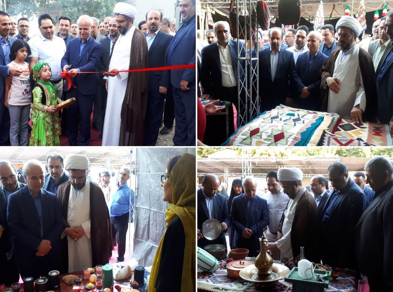 افتتاح نمایشگاه دستاوردهای بانوان، اقوام و سوغات ایرانی در دماوند+ تصاویر