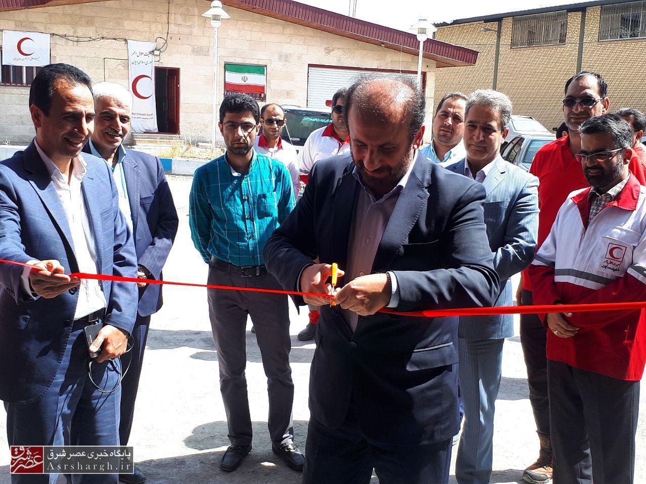 افتتاح پارکینگ خودروهای عملیاتی هلال احمر در دماوند/ تکمیل سوله مدیریت بحران شرق تهران با اعتبار ۳۵۰ میلیون تومانی