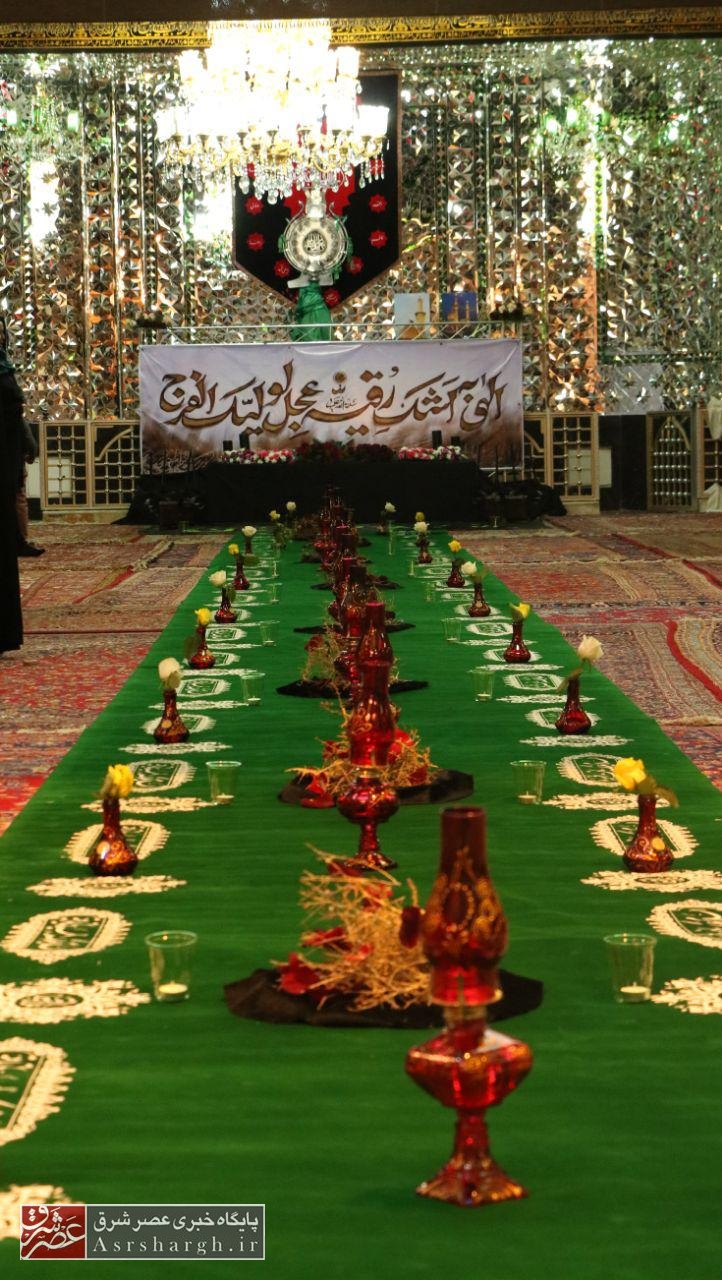 برپایی بزرگترین سفره‌ حضرت رقیه در شهر دماوند+ تصاویر