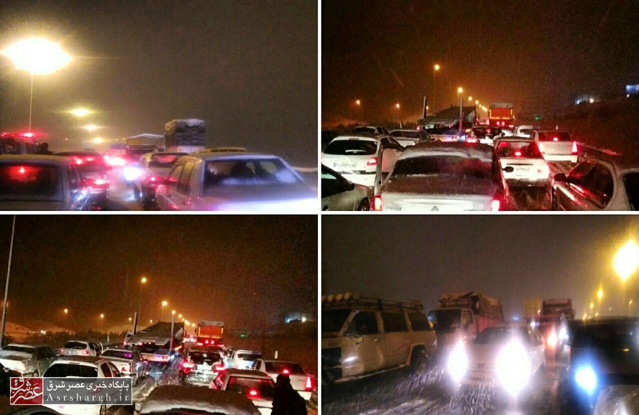 محور دماوند – تهران باز شد/ امکان اسکان اضطراری مسافران فراهم است