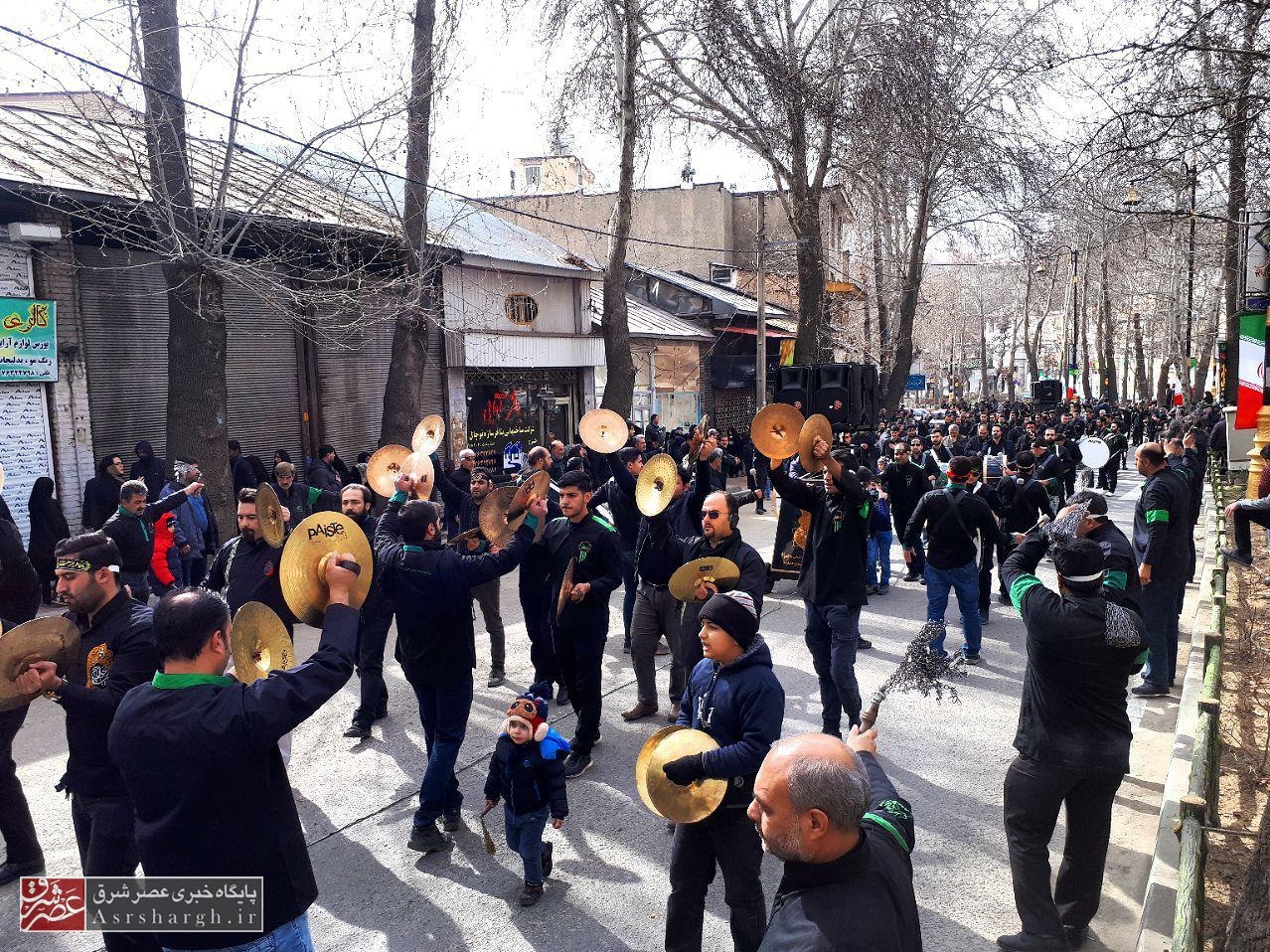 دماوندی‌ها در سوگ حضرت مادر