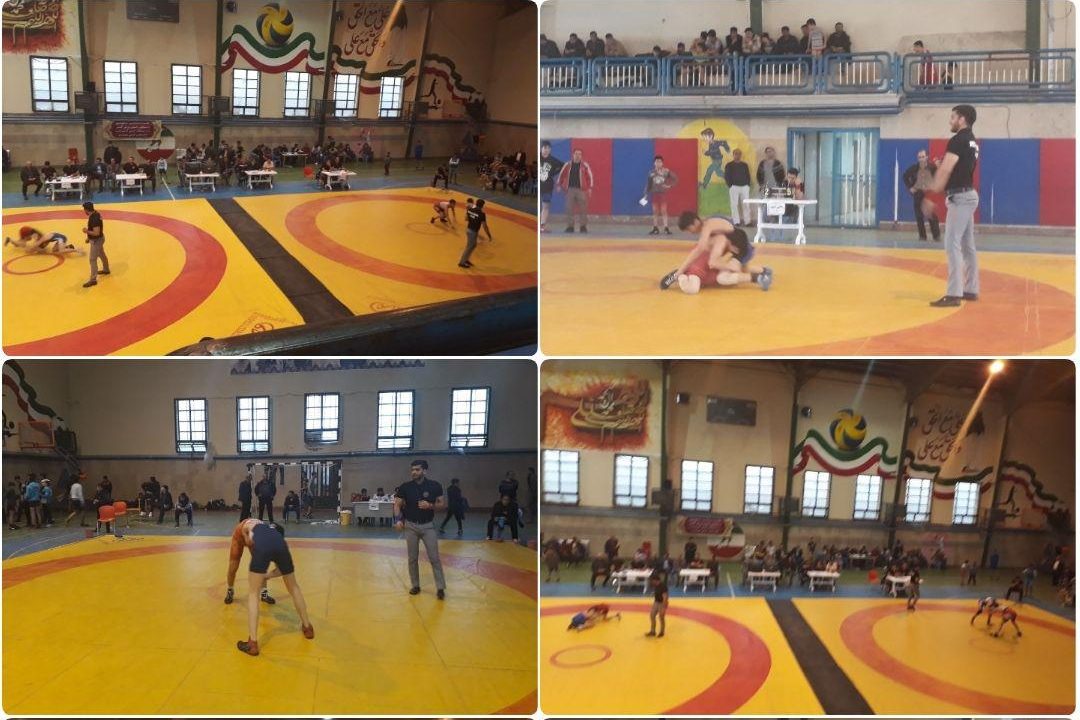 کسب مقام نخست دماوند در مسابقات ۸ جانبه کشتی استان تهران+ تصاویر