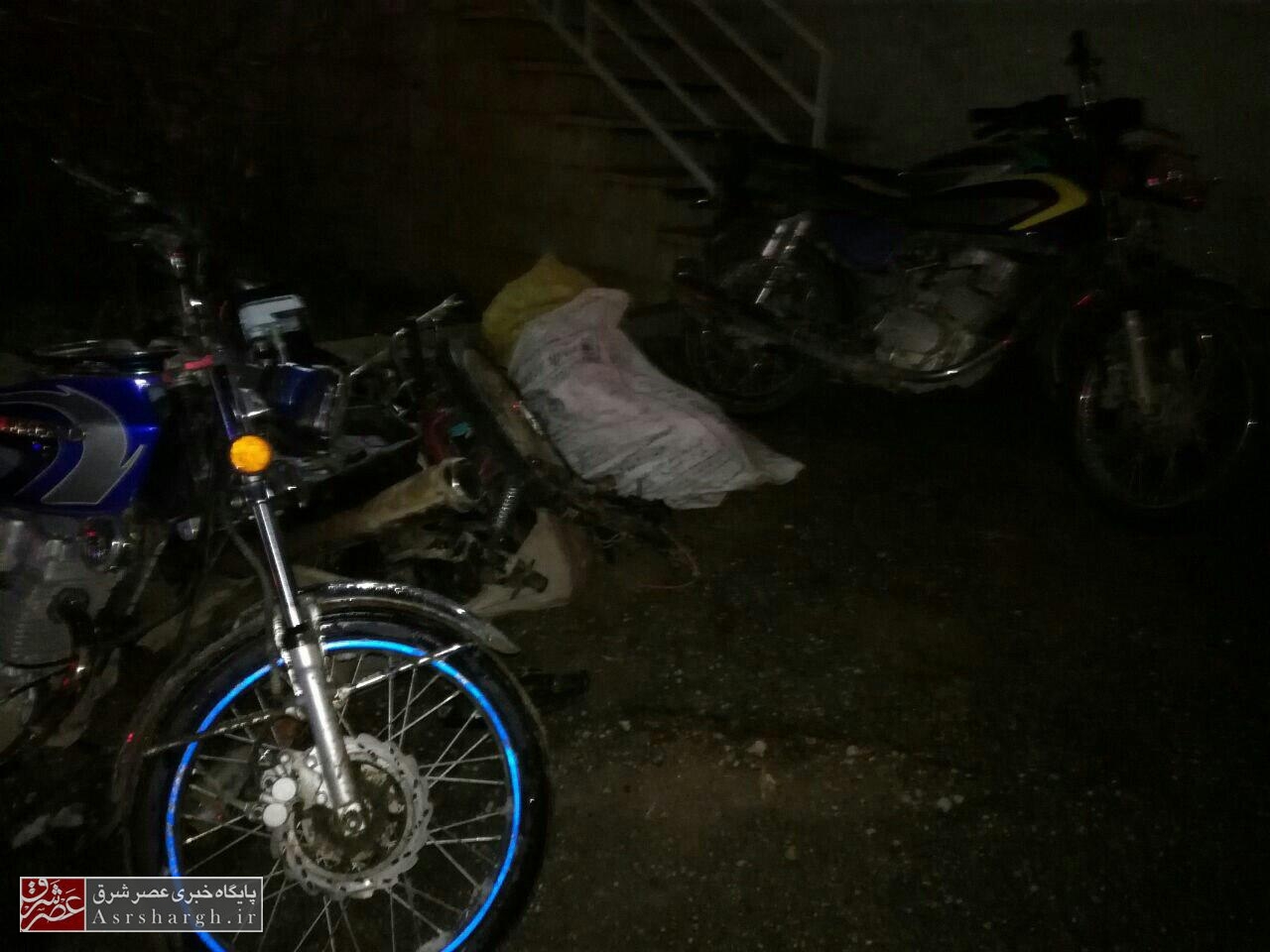 دستگیری باند سارقان موتورسیکلت در «جابان» دماوند/ سارقان اتباع زیر ۱۸ سال سن داشتند!+تصاویر