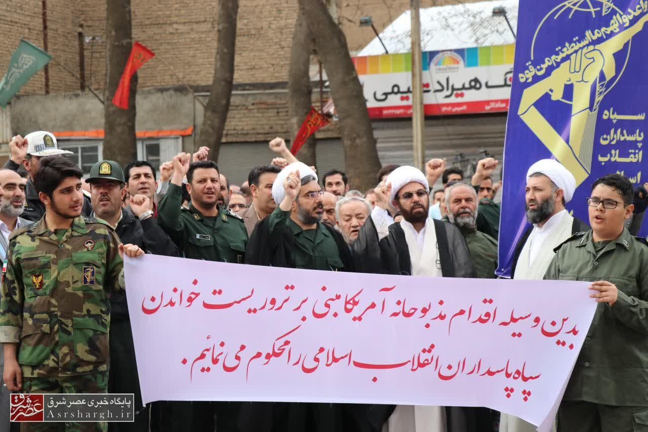 حمایت قاطع نمازگزاران دماوندی از سپاه+ عکس و فیلم