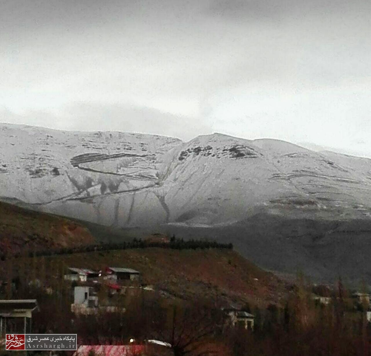 دامنههای شمالی دماوند سفیدپوش شد+ عکس