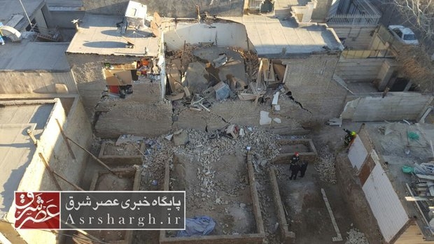 یک کشته بر اثر حادثه ریزش آوار ساختمانی در دماوند