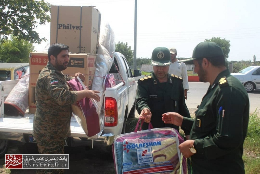 کاروان کمک‌های اهدایی مردم دماوند به «سیمرغ» رسید+تصاویر