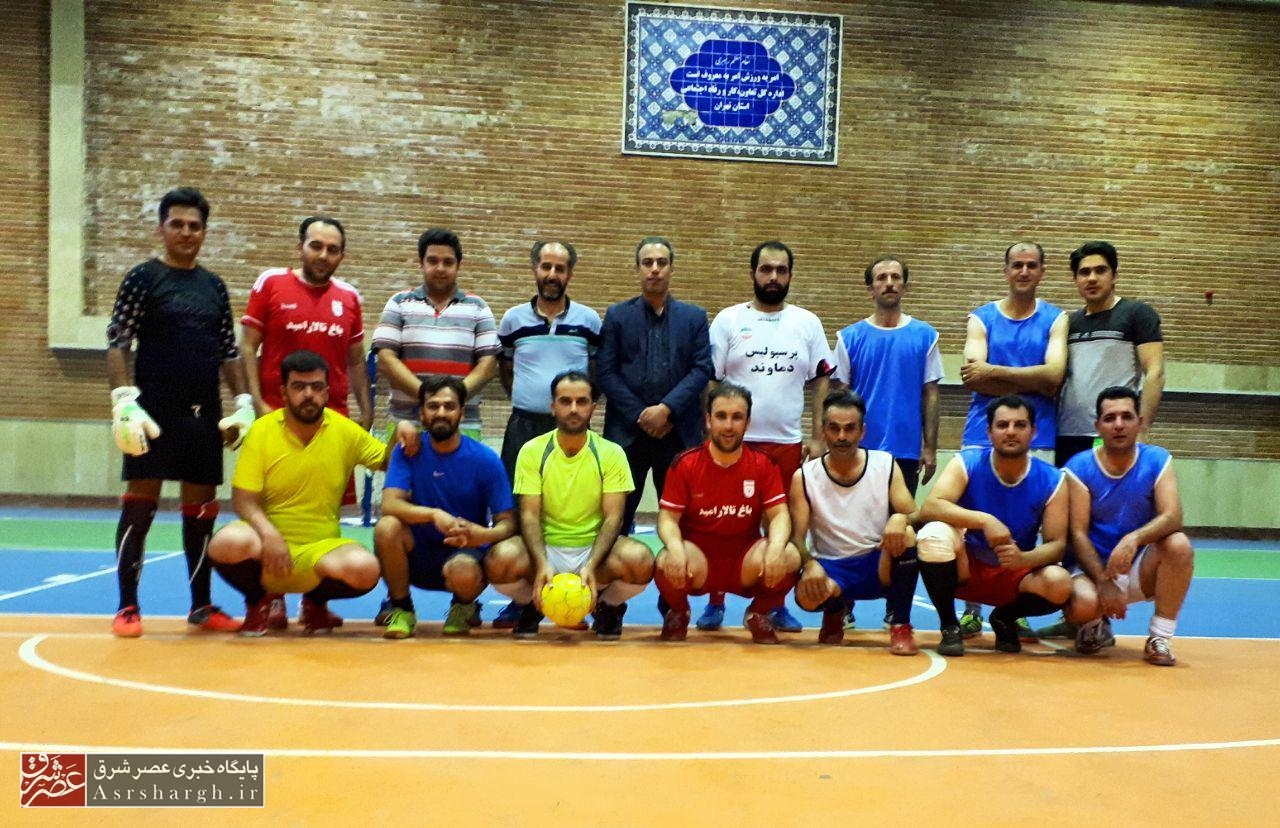 پیروزی تیم فوتسال اصحاب رسانه مقابل تیم اداره تعاون دماوند+ تصاویر