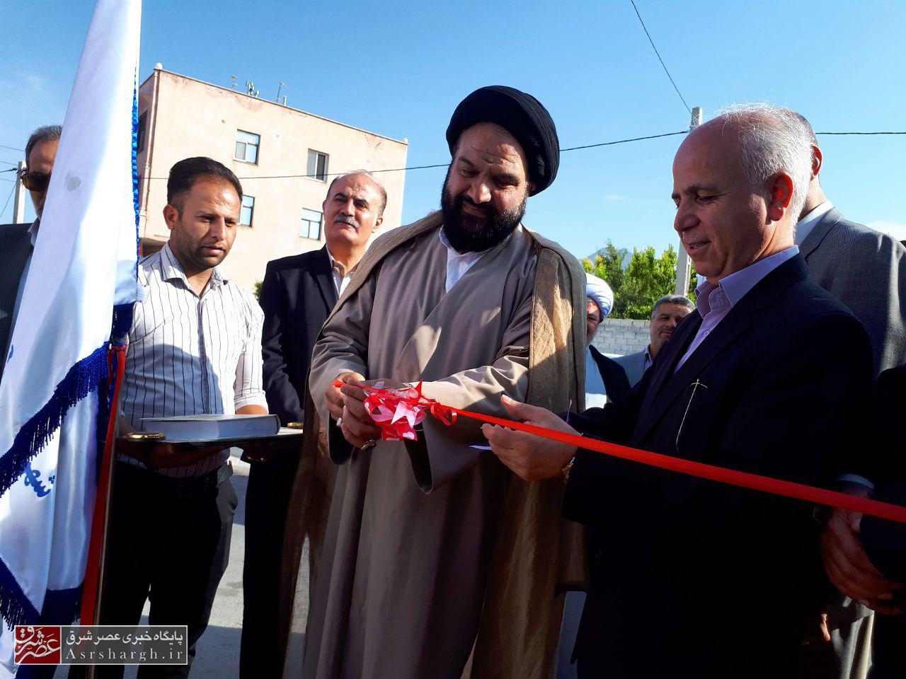 افتتاح ۳ پروژه عمرانی و ورزشی در آبسرد+ تصاویر