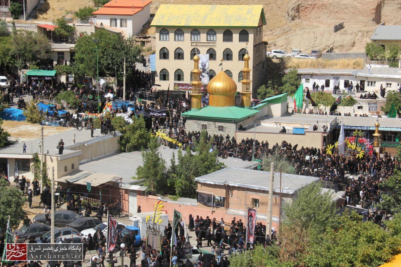تجمع هزاران نفری عاشقان اباعبدالله (ع) در «زیارت»+ تصاویر