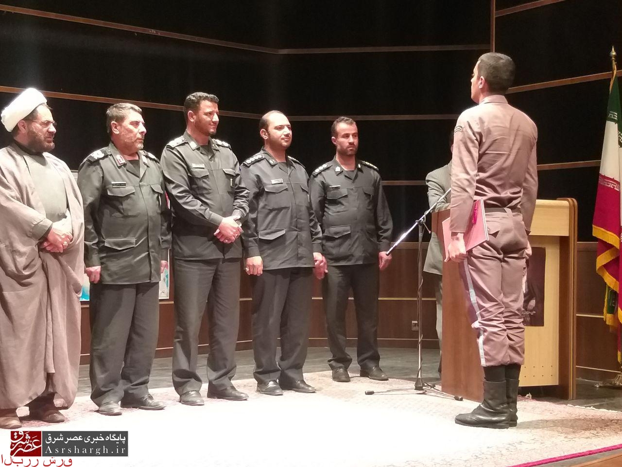 سربازان نمونه شهرستان دماوند تجلیل شدند