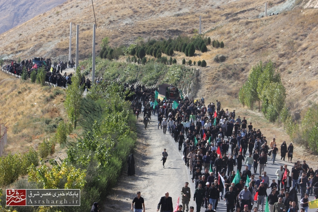 غوغای عاشقی جاماندگان اربعین در «کیلان» دماوند/ ۱۰ کیلومتر پیادهروی به عشق حسین(ع)+ تصاویر