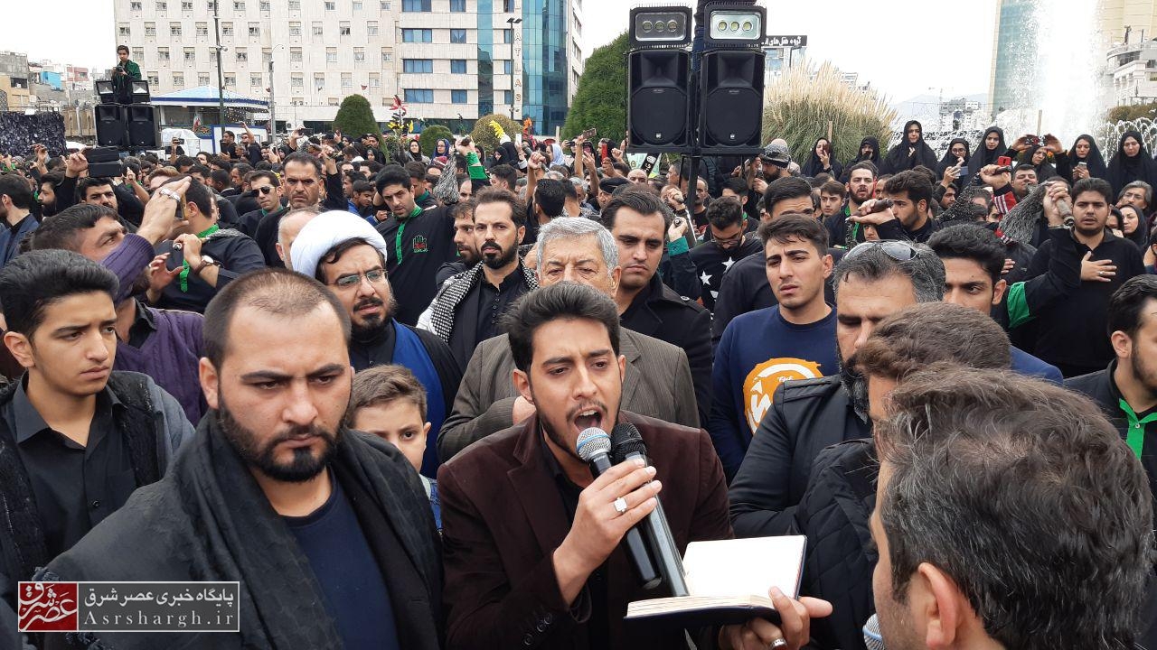 فیلم| غوغای عزاداران دماوند در جوار حرم مطهر رضوی