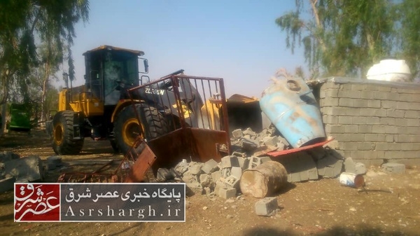 رفع تصرف ۱۴۰۰۰ متر مربع از حریم و بستر رودخانه فصلی لومان