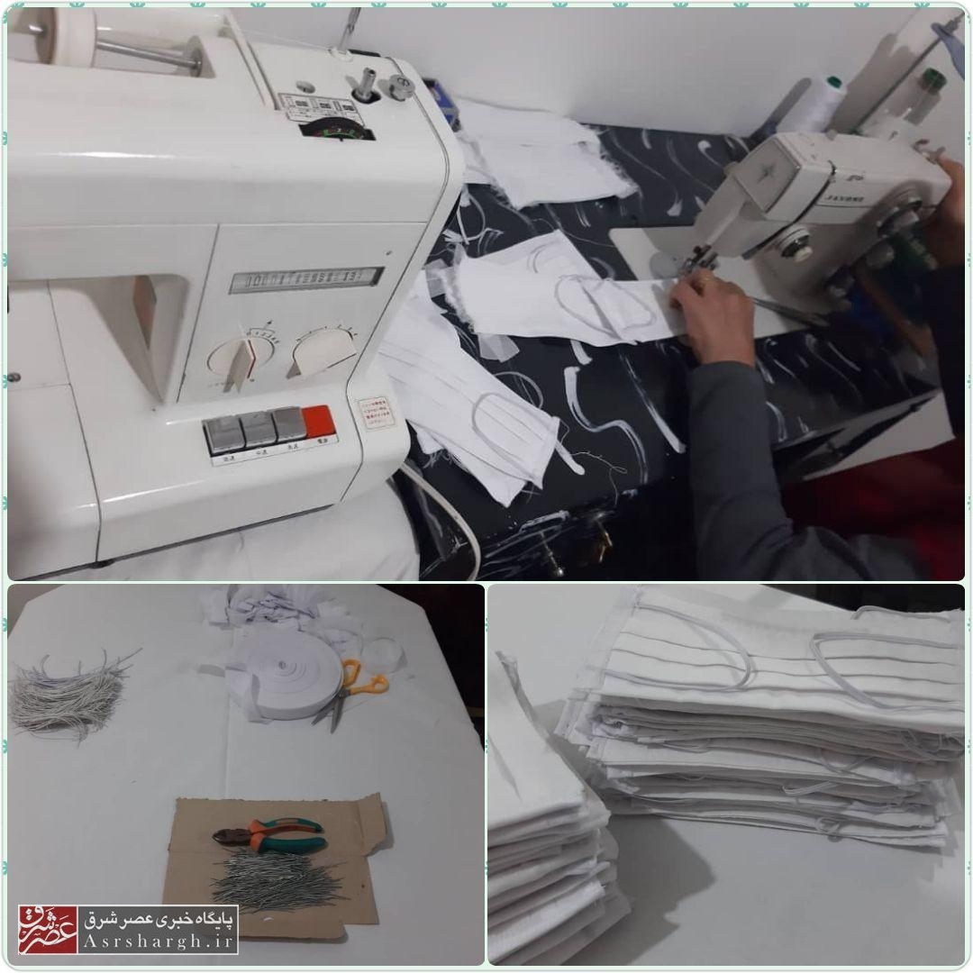 آغاز تولید ماسک پارچهای در آبسرد