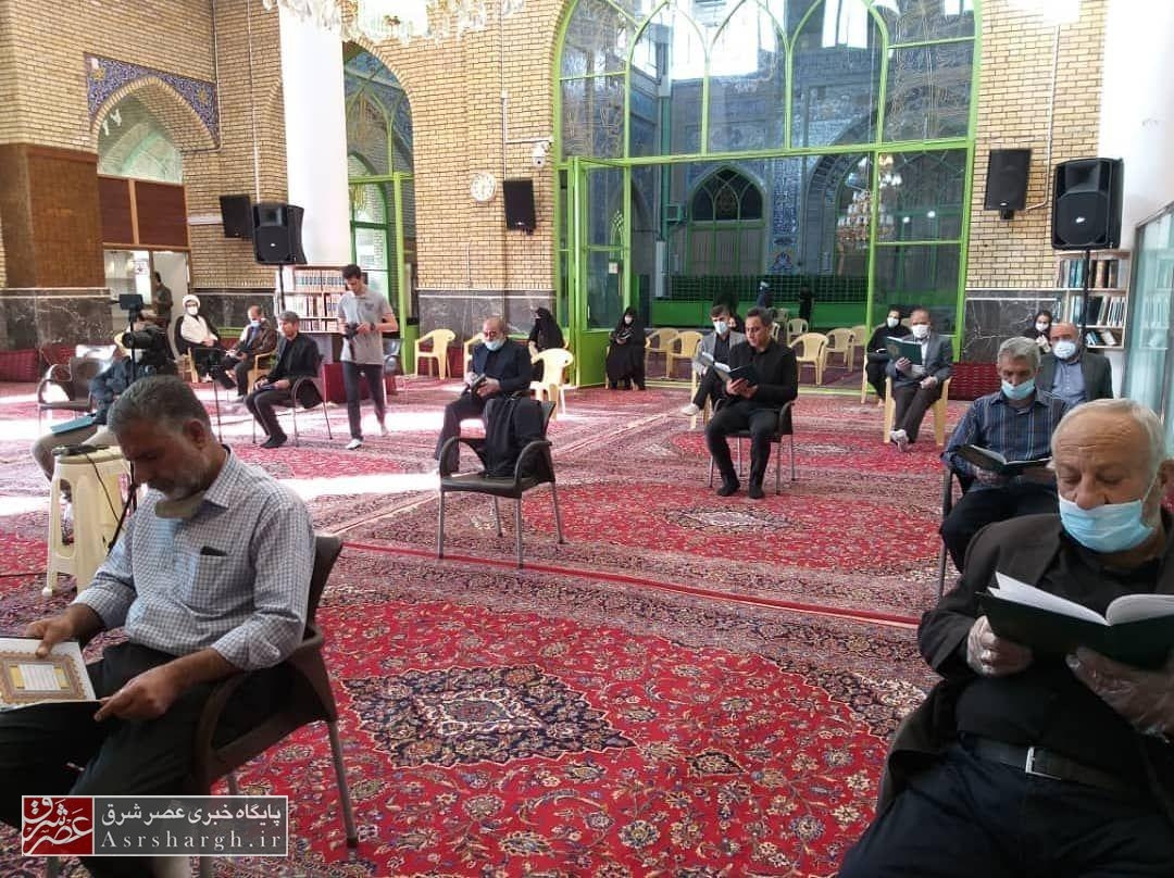 برگزاری مراسم گرامیداشت درگذشتگان ایام کرونایی در دماوند