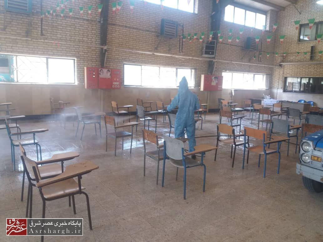 حوزههای برگزاری امتحانات شهر دماوند ضدعفونی میشوند
