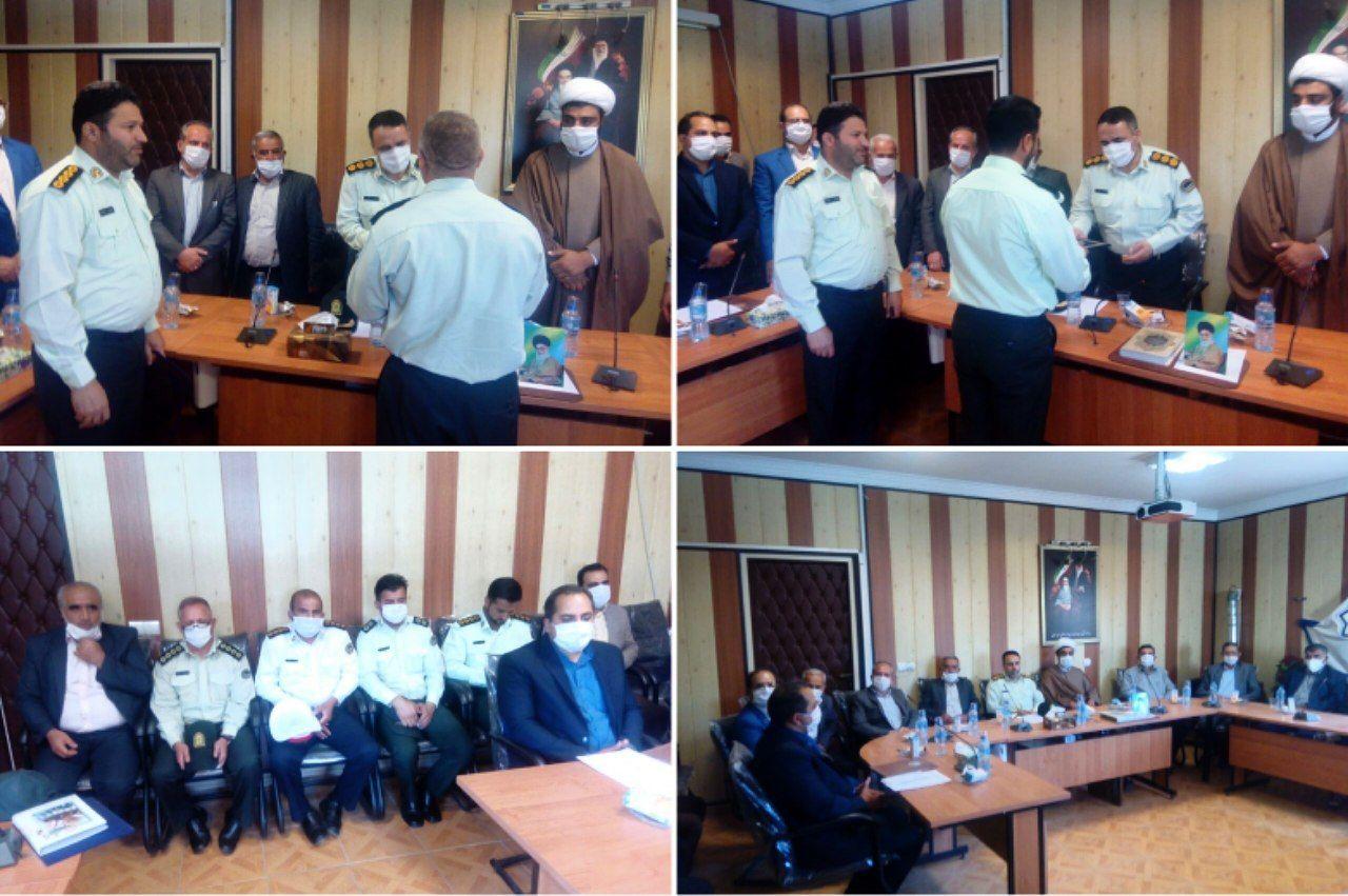 فرمانده جدید کلانتری شهر آبعلی معرفی شد