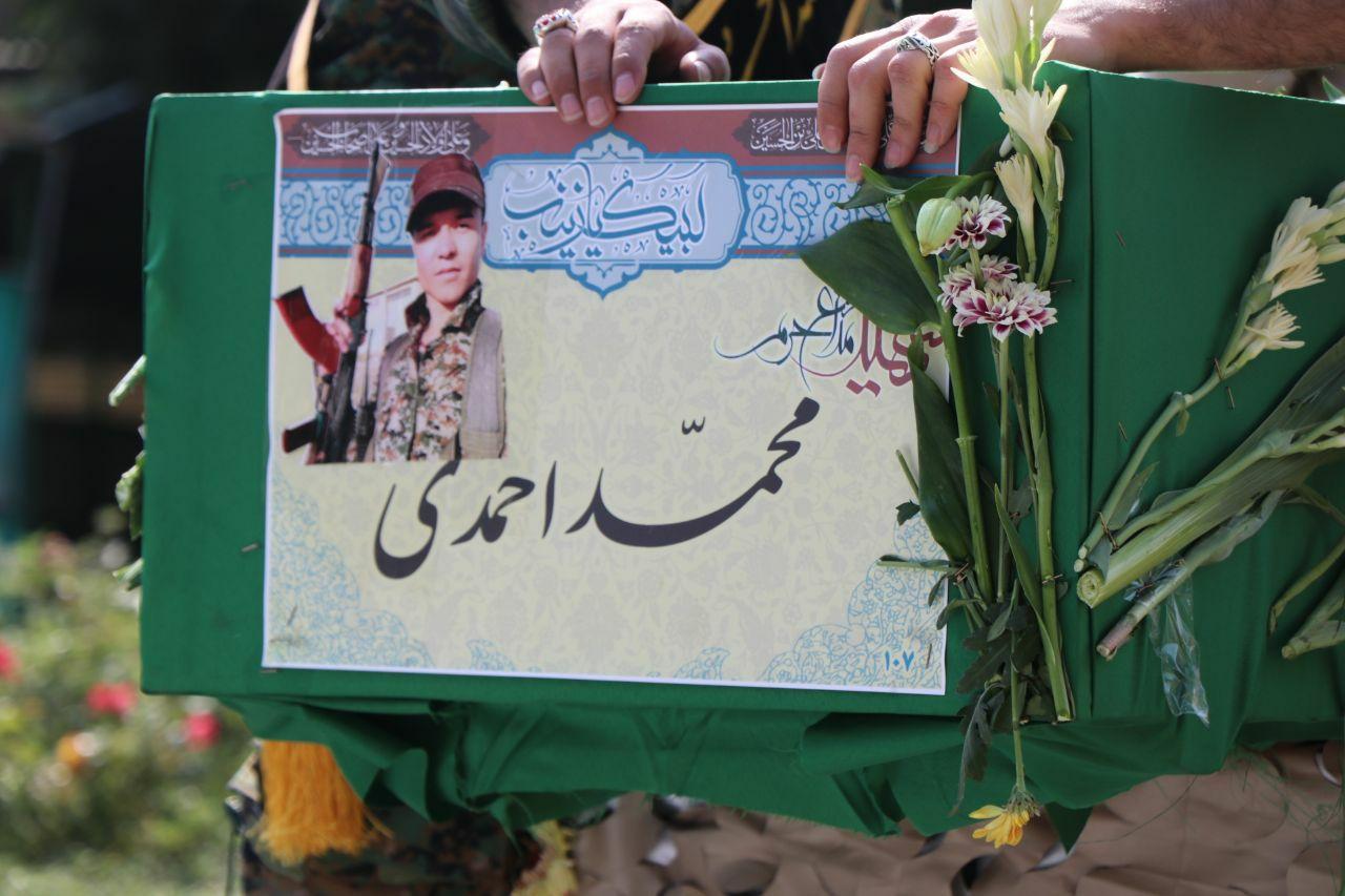 تشییع پیکر شهید مدافع حرم«محمد احمدی» در دماوند+ تصاویر