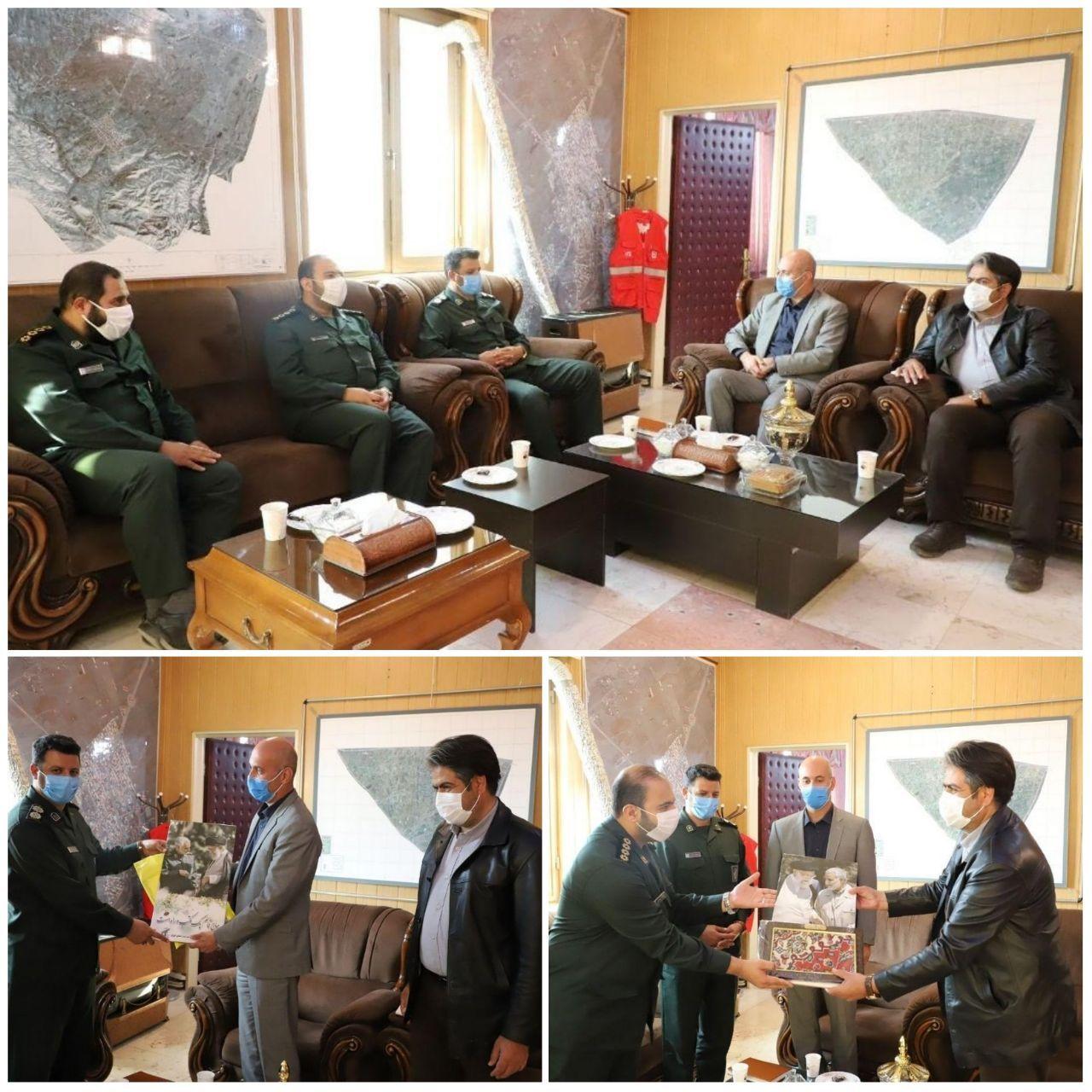 تقدیر سپاه شهرستان دماوند از فعالیت‌های فرهنگی شهرداری آبسرد