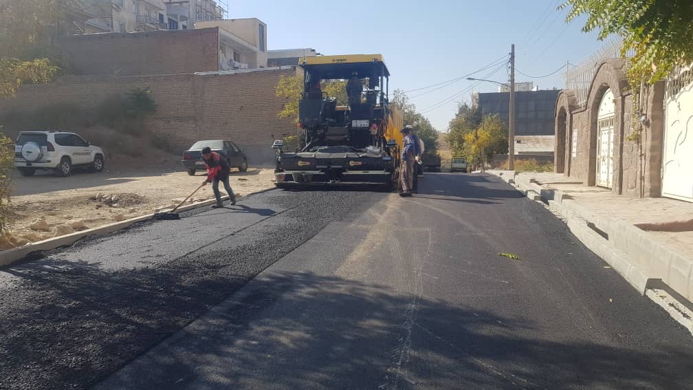 اجرای چندین پروژه عمرانی در خیابان ۹دی و شهرک الهیه شهر دماوند