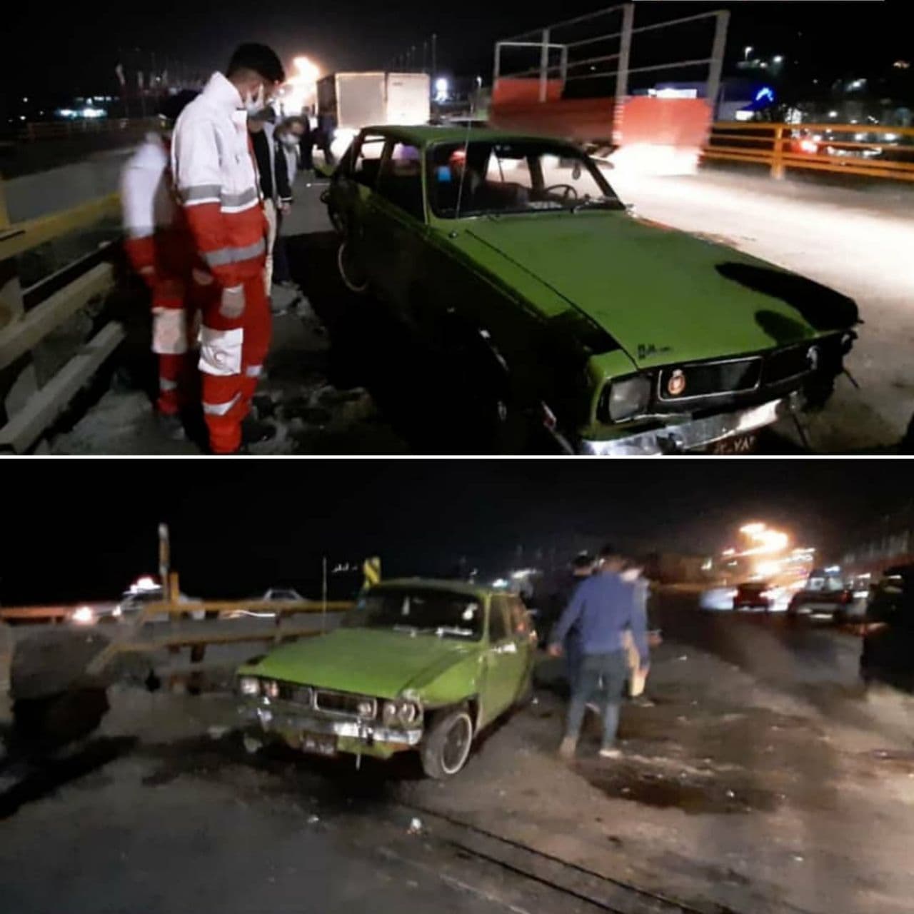 برخورد ۲ خودرو در محور دماوند- فیروزکوه/ ۲ مصدوم راهی بیمارستان شدند