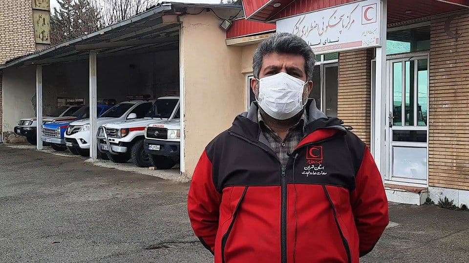 آمادگی ۱۰۰ نیروی هلال احمر در دماوند/ تانک کوچک  آماده امدادرسانی است