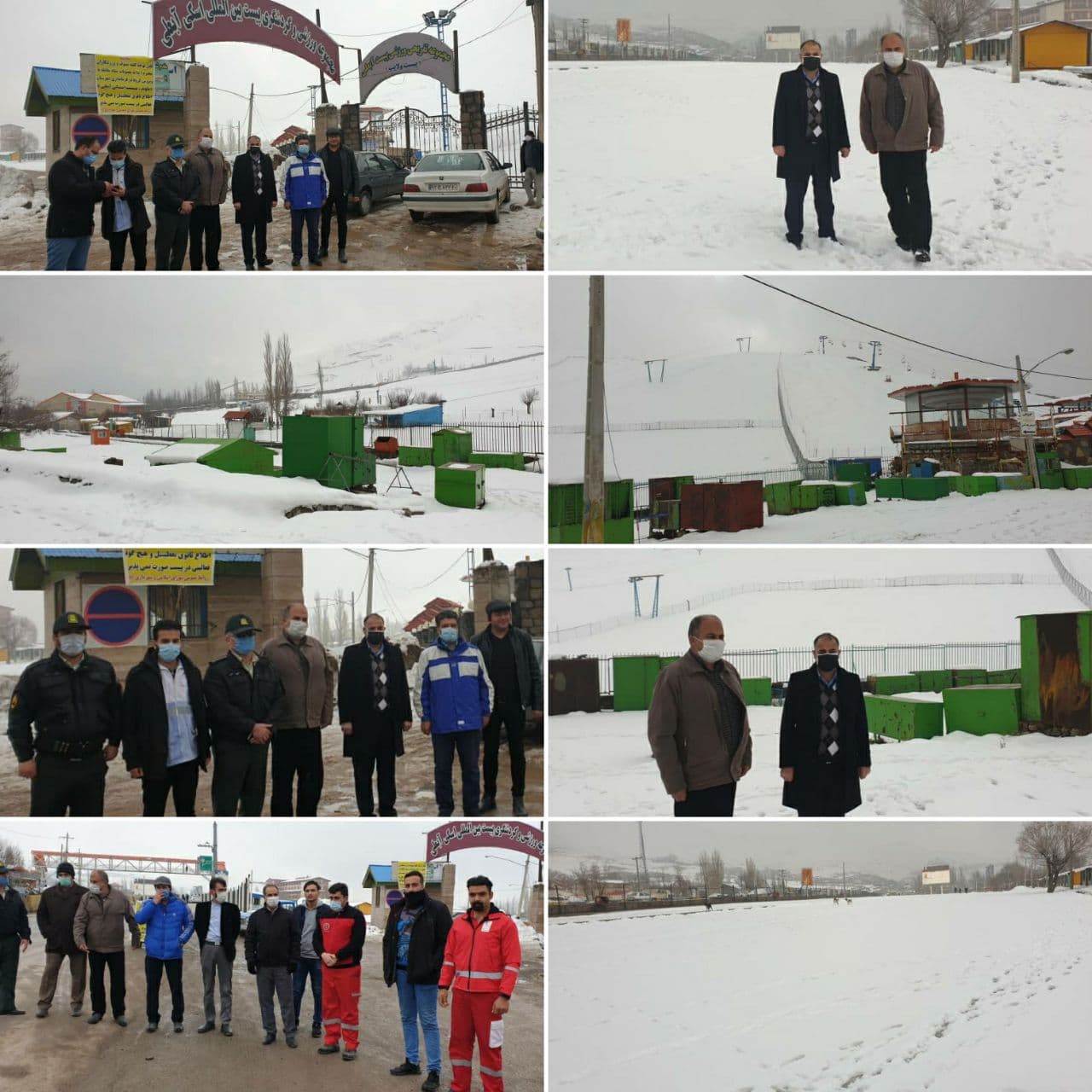 بازدید مسئولان از وضعیت پیست اسکی آبعلی/ تعطیلی پیست اسکی آبعلی در روزهای پنج‌شنبه و جمعه