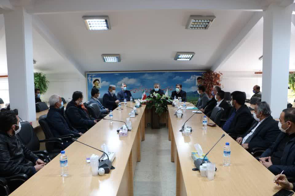 حضور معاون هماهنگی امور عمرانی استانداری تهران در شهرداری آبسرد