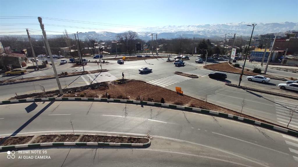 تبدیل میدان شهدا به تقاطع با هدف کاهش بار ترافیک در شهر دماوند