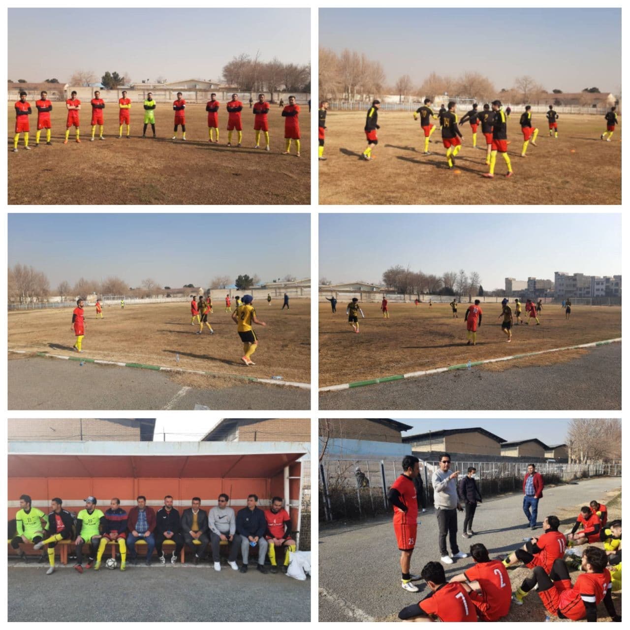 تیم فوتبال شهرداری آبسرد به مصاف تیم نیرو زمینی تهران رفت