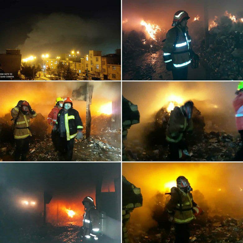 انبار نگهداری داروهای مشکوفه قاچاق در دماوند آتش گرفت