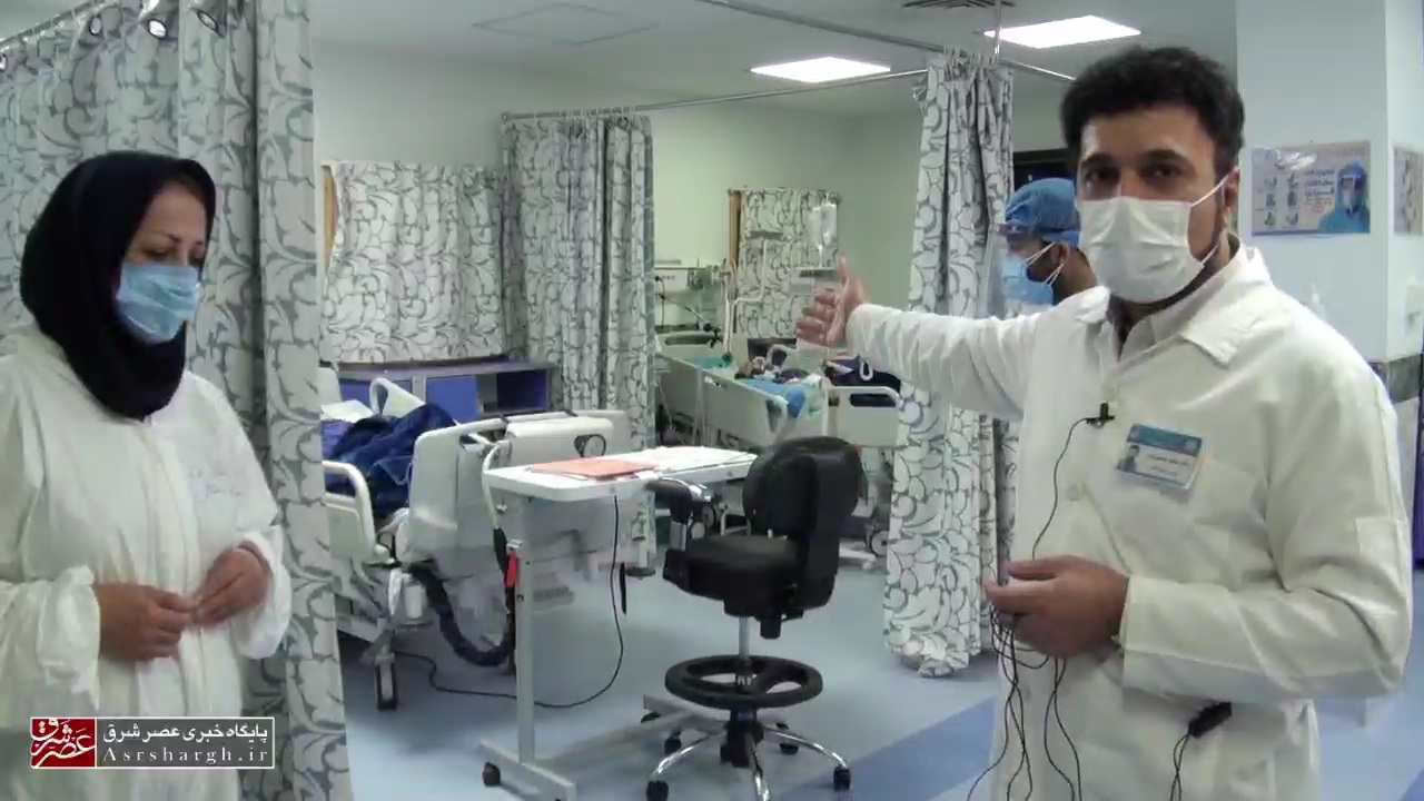فیلم| تصاویری تکان‌دهنده از بخش ICU بیمارستان دماوند