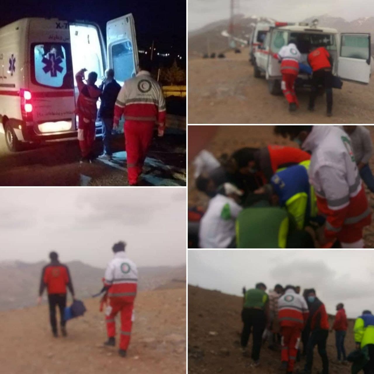 امدادرسانی به ۲ حادثه سقوط پاراگلایدر و چتر باز در دماوند