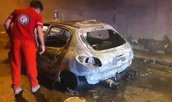 فیلم| پژو ۲۰۷ در آتش سوخت/ بازگشایی تونل آزادراه تهران-پردیس/ حادثه مسدوم و تلفات نداشت