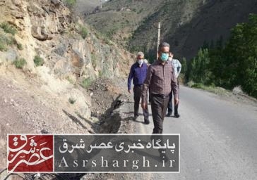ارتقای ایمنی جاده روستاهای منطقه دلیچایی دماوند
