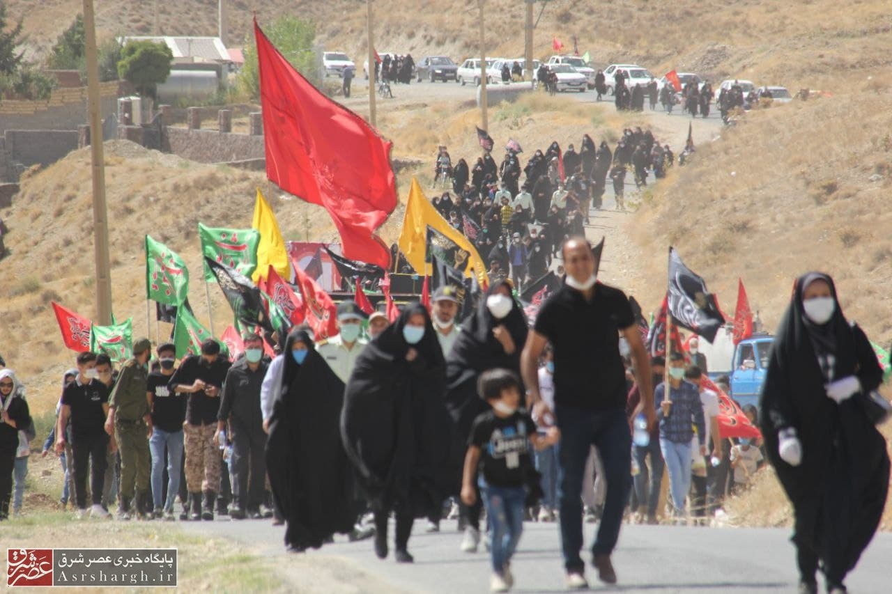 قدم به قدم با جاماندگان مسیر کربلا در دماوند+ تصاویر