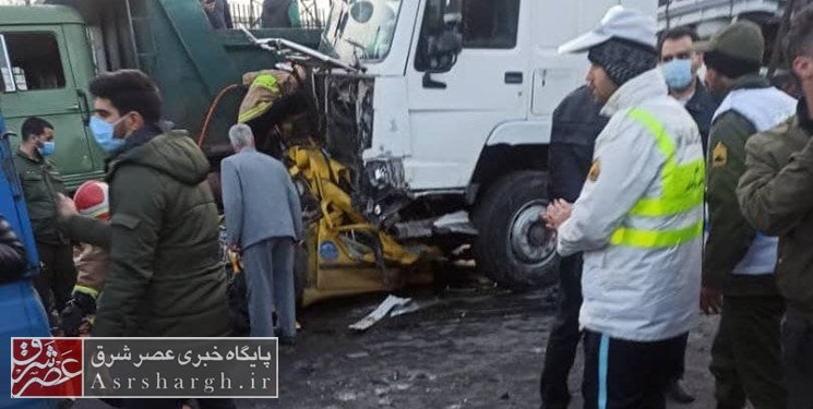 هوو باز هم در دماوند حادثه آفرید/ تصادف ۲ فوتی و ۱۲ مصدوم بر جای گذاشت+ تصاویر