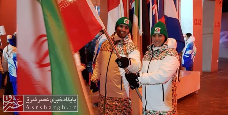 پرچمداری اسکیباز دماوندی در افتتاحیه المپیک ۲۰۲۲ پکن+ تصاویر