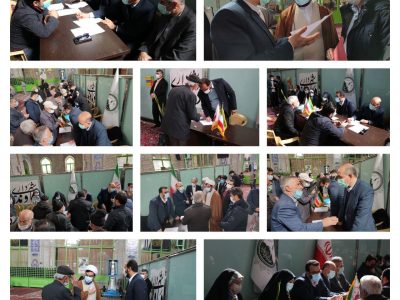 استقرار میز خدمت مسئولان در نماز جمعه دماوند